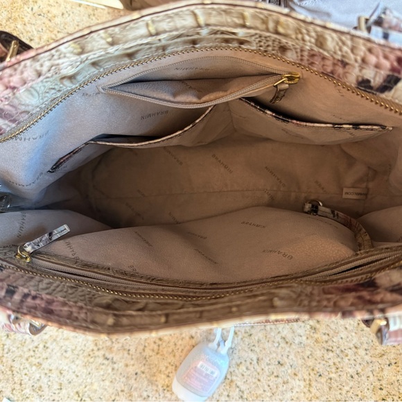 Brahmin Multicolor Croc-Embossed Tote prowl brooke - Picture 5 of 5